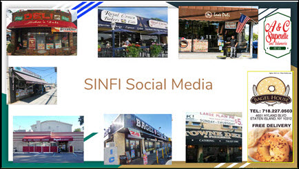 Opening slide, social media research